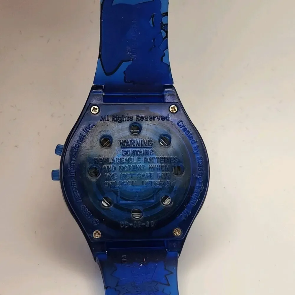 Vtg Rugrats The Movie Watch '98 Viacom Vintage Talking Tommy Pickle Dead Battery